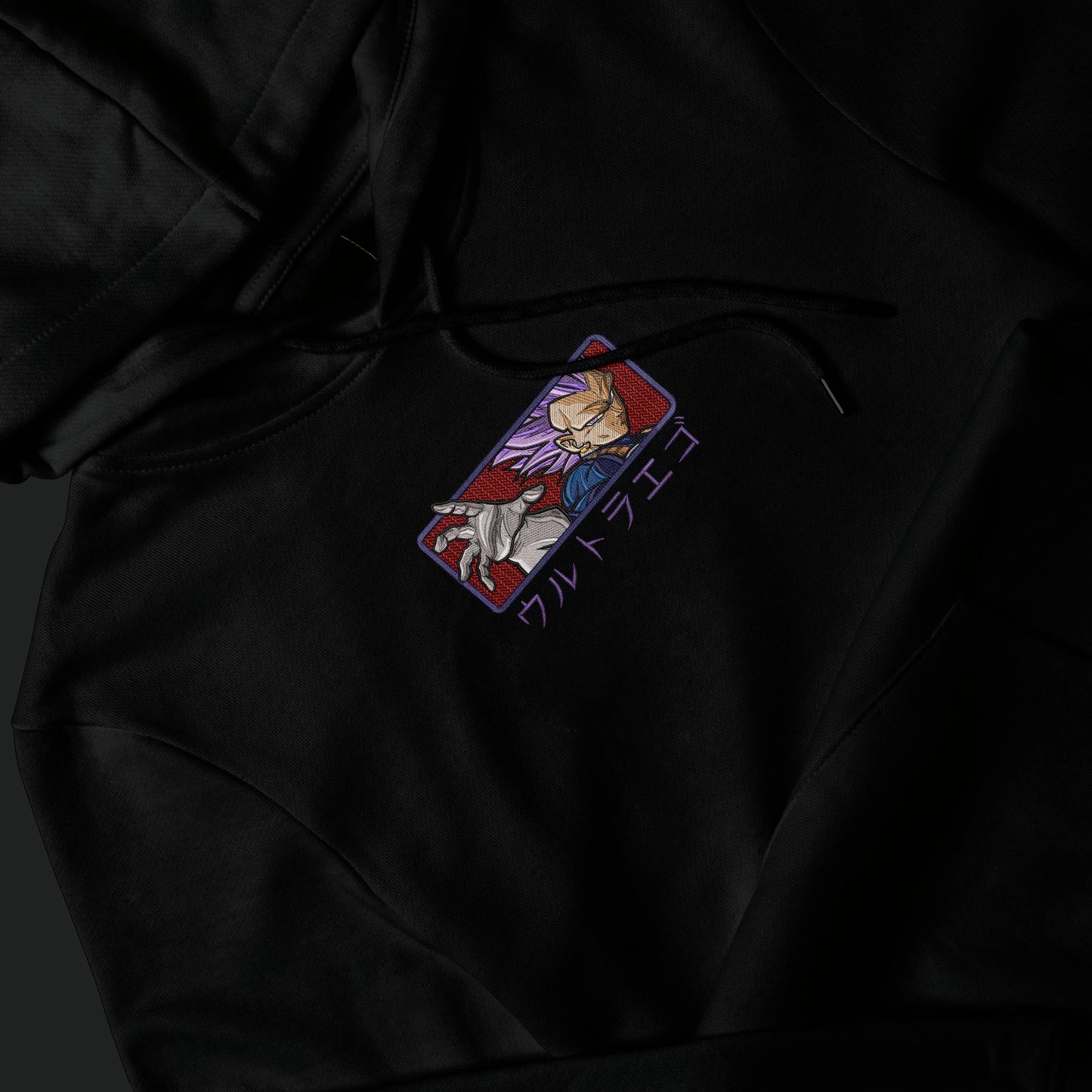 Limited Dragonball Ultra Ego Vegeta Embroidered Anime Hoodie Sweatshirt