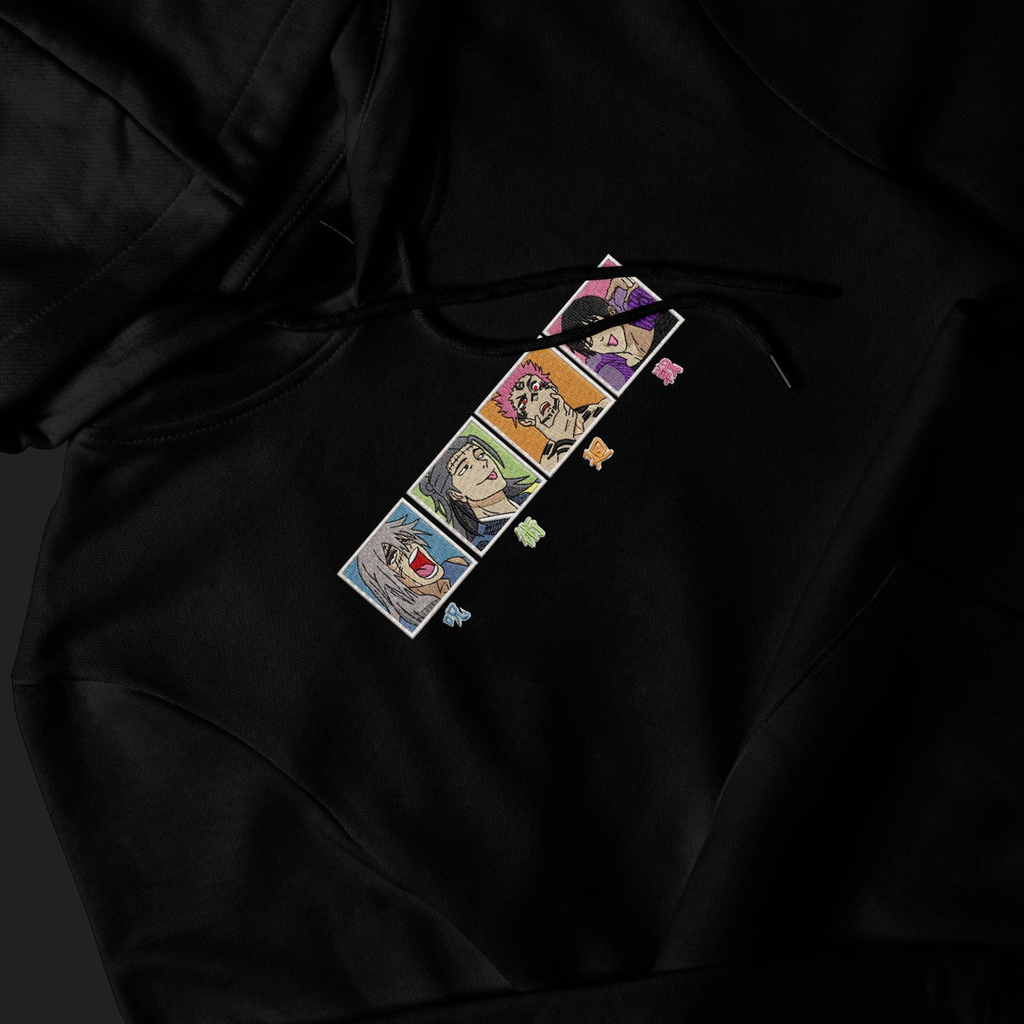 Limited Jujutsu Kaisen Gang Gang Embroidered Anime Hoodie Sweatshirt