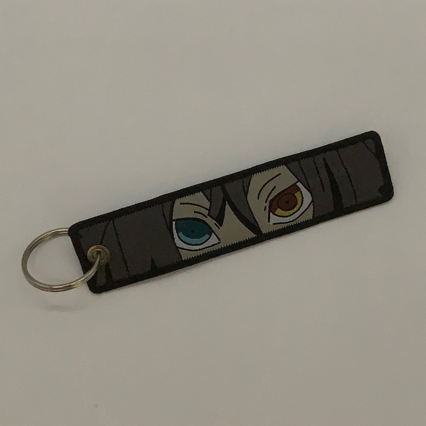 LIMITED Demon Slayer Obanai Iguro EMBROIDERED KEY CHAIN
