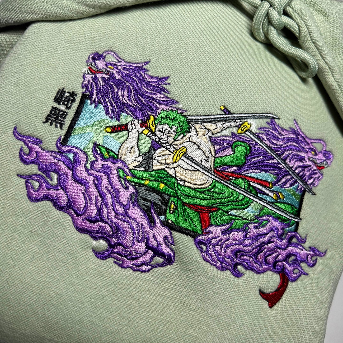 LIMITED Zoro Pirate Blades EMBROIDERED HOODIE
