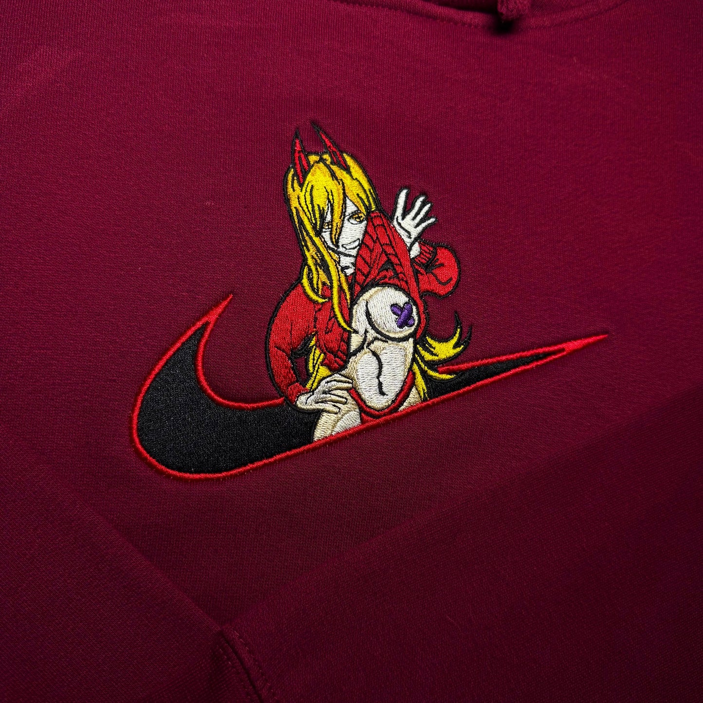 LIMITED Power Bunny Gyatt EMBROIDERED ANIME HOODIE