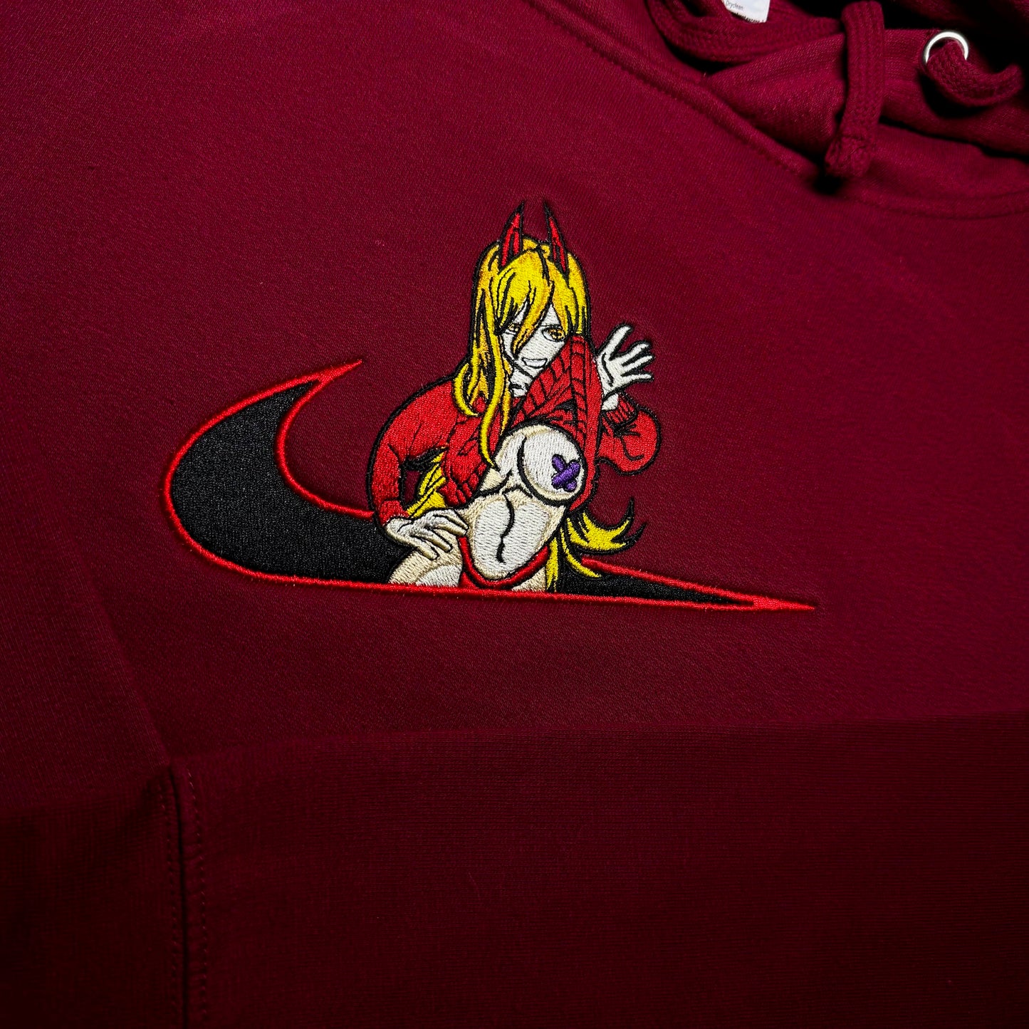 LIMITED Power Bunny Gyatt EMBROIDERED ANIME HOODIE