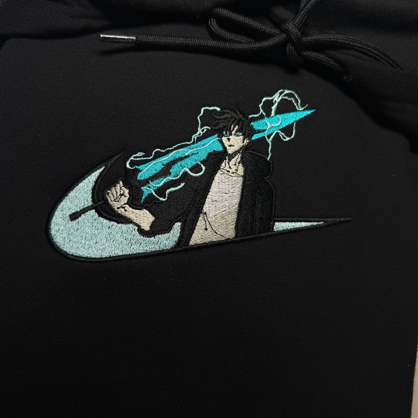 LIMITED Solo Leveling Sword of the Monarch EMBROIDERED ANIME HOODIE