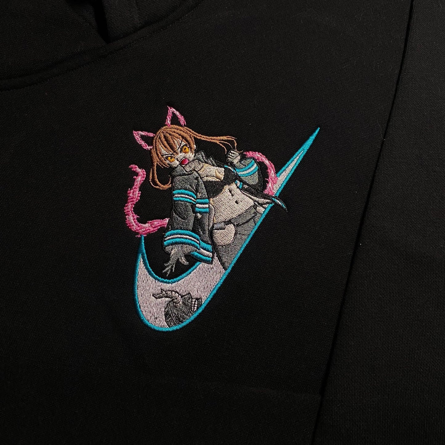 LIMITED Fire Force Tamaki Gyat EMBROIDERED ANIME HOODIE