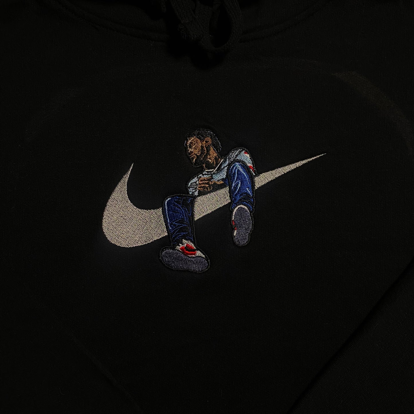 No Re-Stock: Custom J Cole Embroidered Crewneck OR Hoodie Sweatshirt