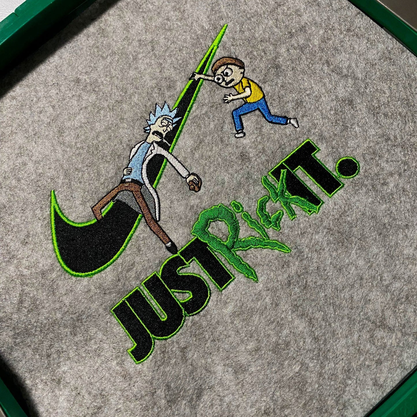 LIMITED Just Rick It Remix EMBROIDERED GYM HOODIE