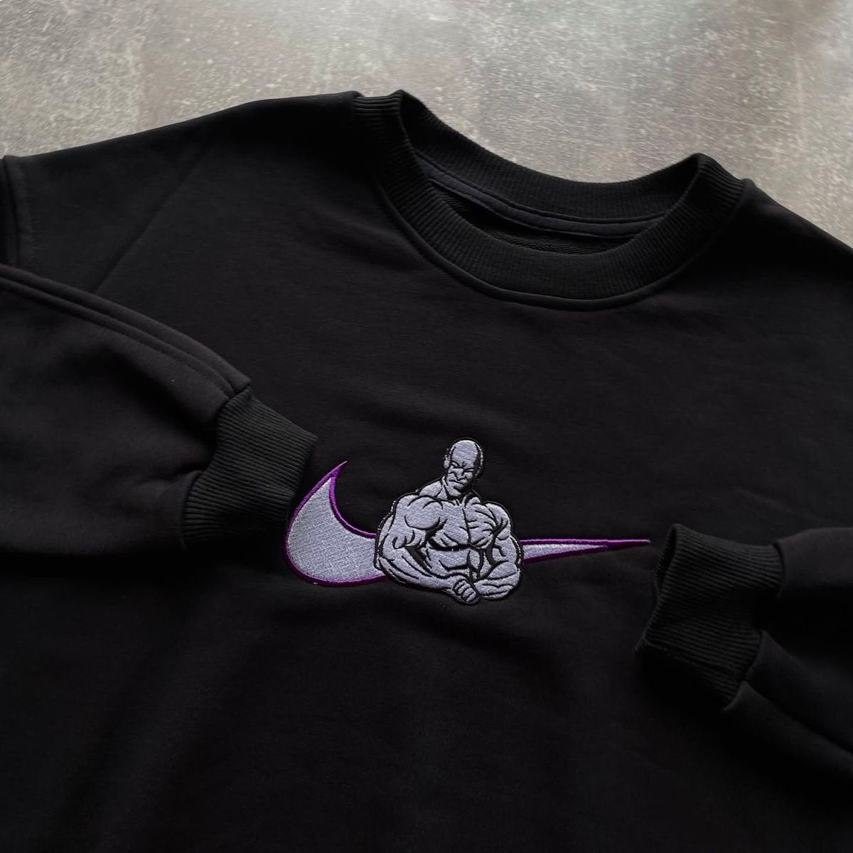 Custom Ronnie Coleman Gym Bro Embroidered Crewneck OR Hoodie Sweatshirt