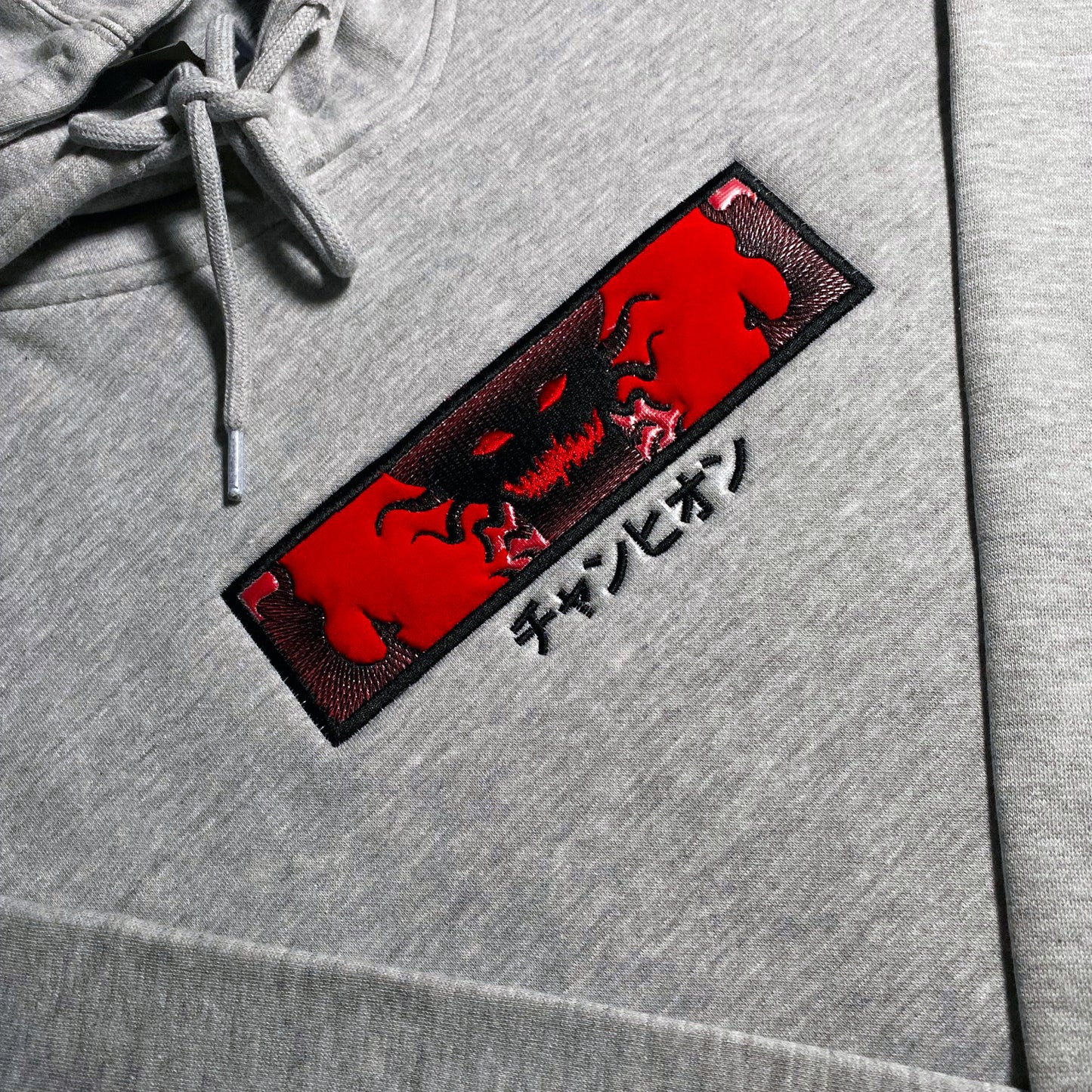 LIMITED Black Clover Demon Asta EMBROIDERED ANIME HOODIE