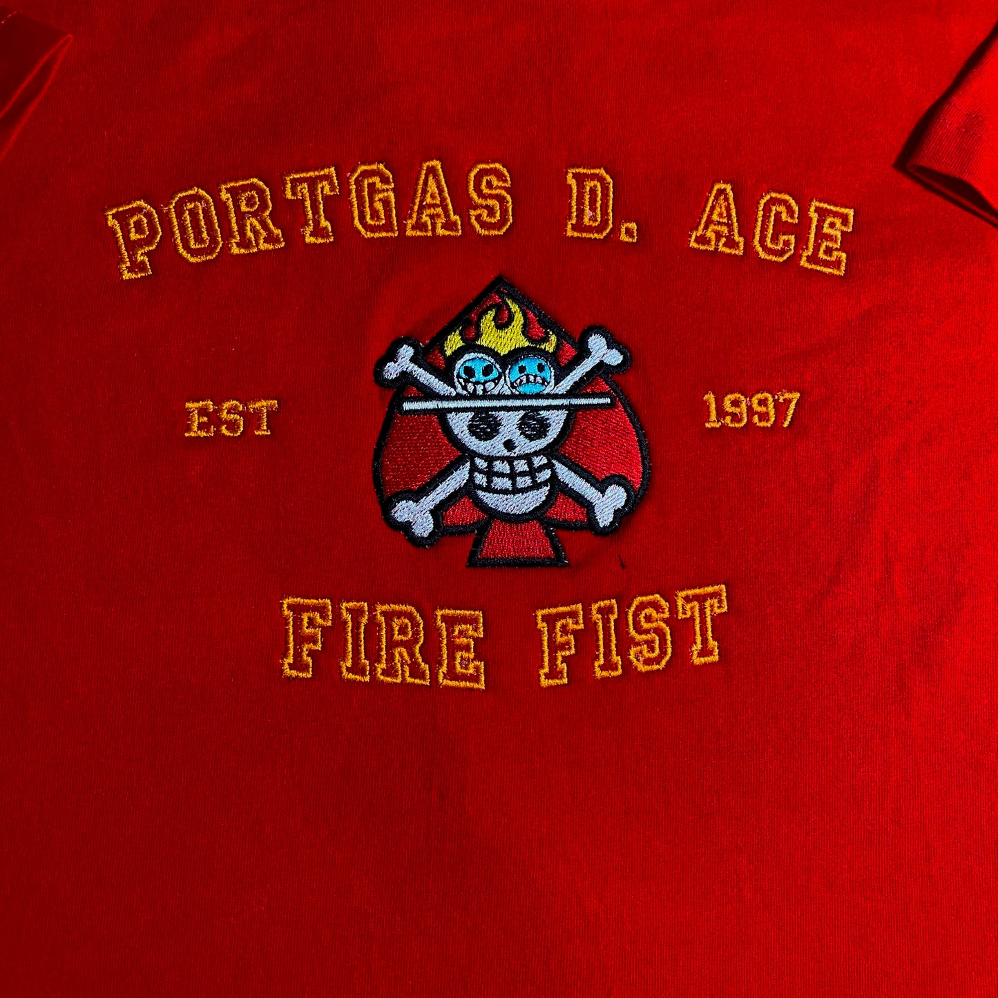 One Piece College Inspired Embroidered Sweatshirt/Crewneck
