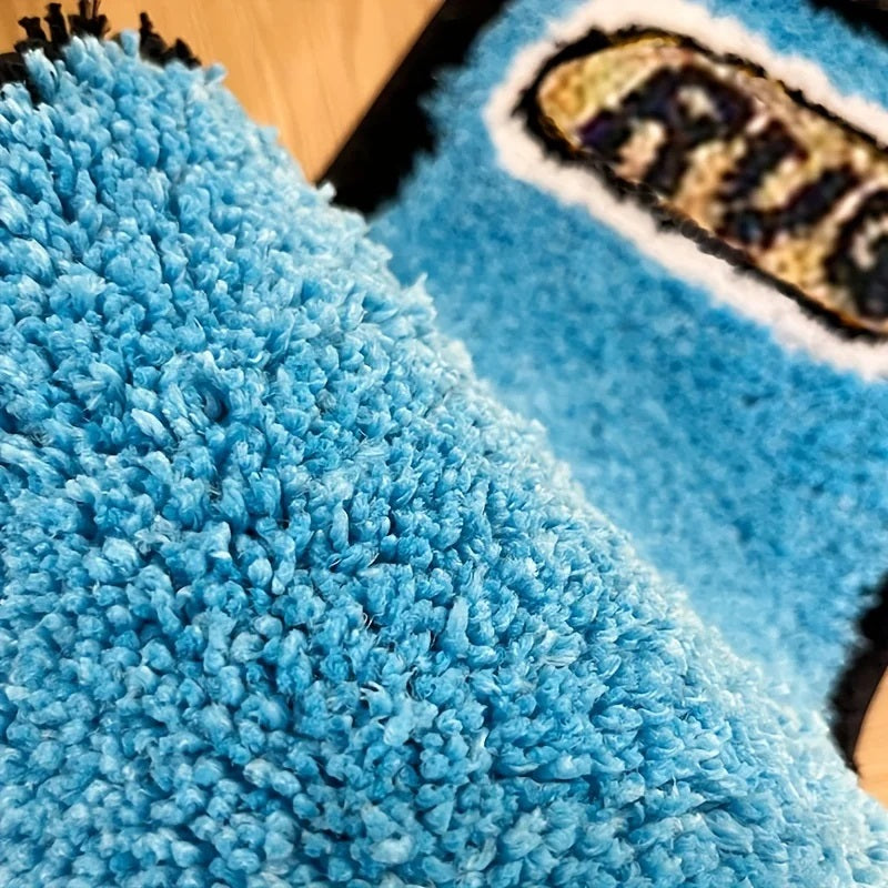 Blue Lighter Handmade Rug