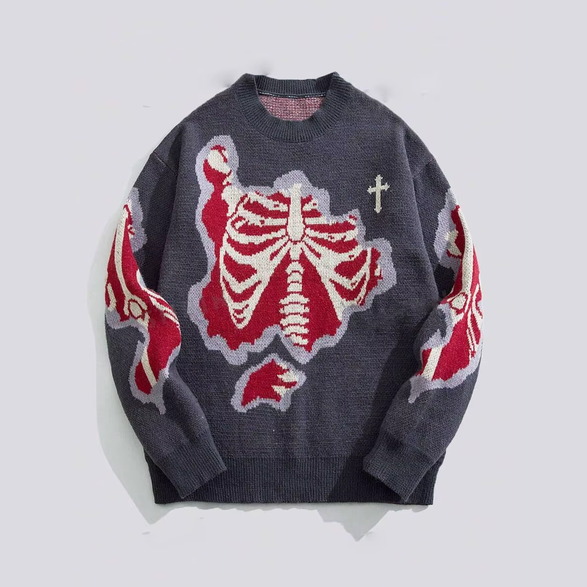 LIMITED Saints and Sinners Vintage Knitted Sweatshirt