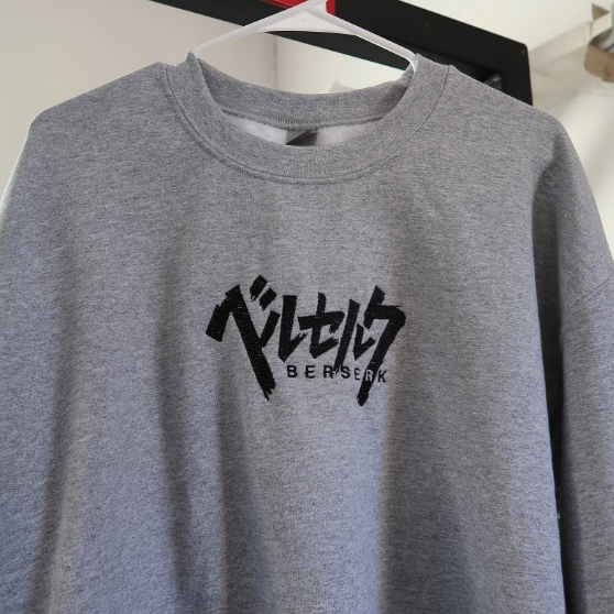 Limited Berserk Embroidered Sweatshirt/Crewneck