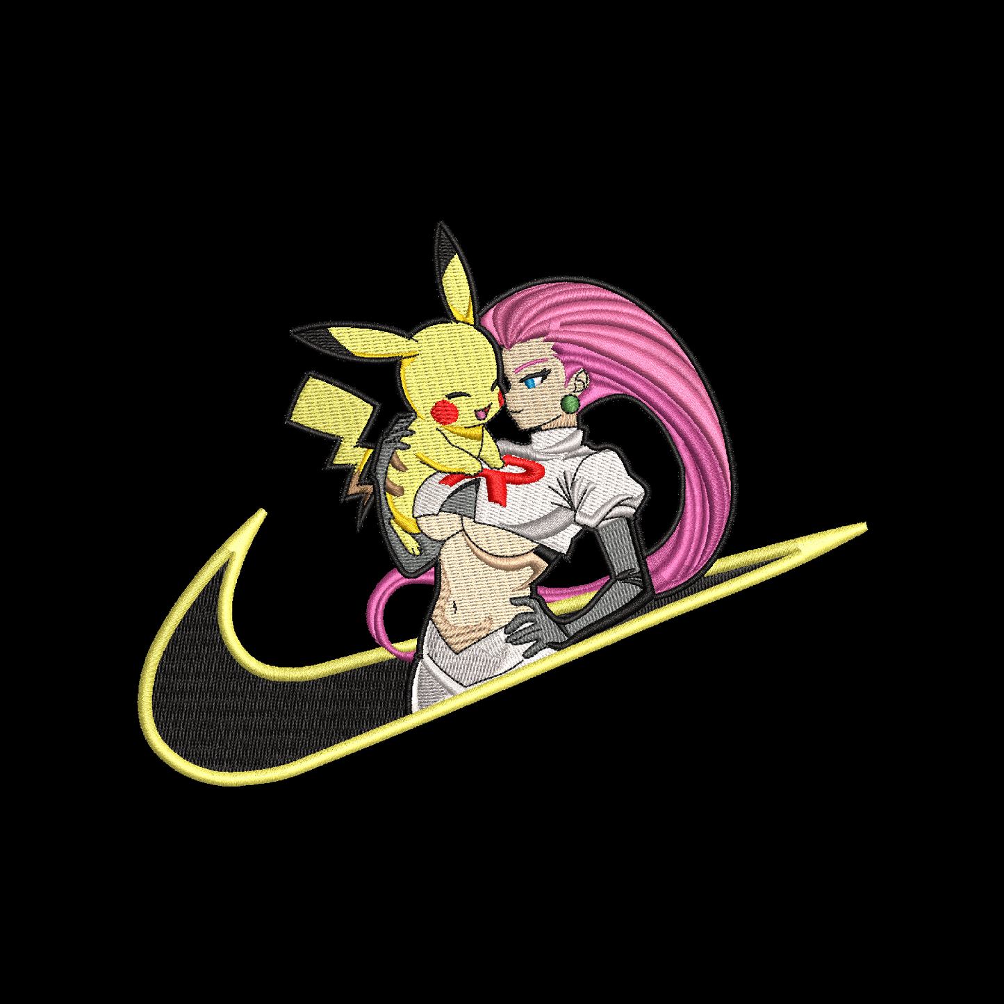 LIMITED Pikachu and Jesse Gyatt EMBROIDERED T-Shirt