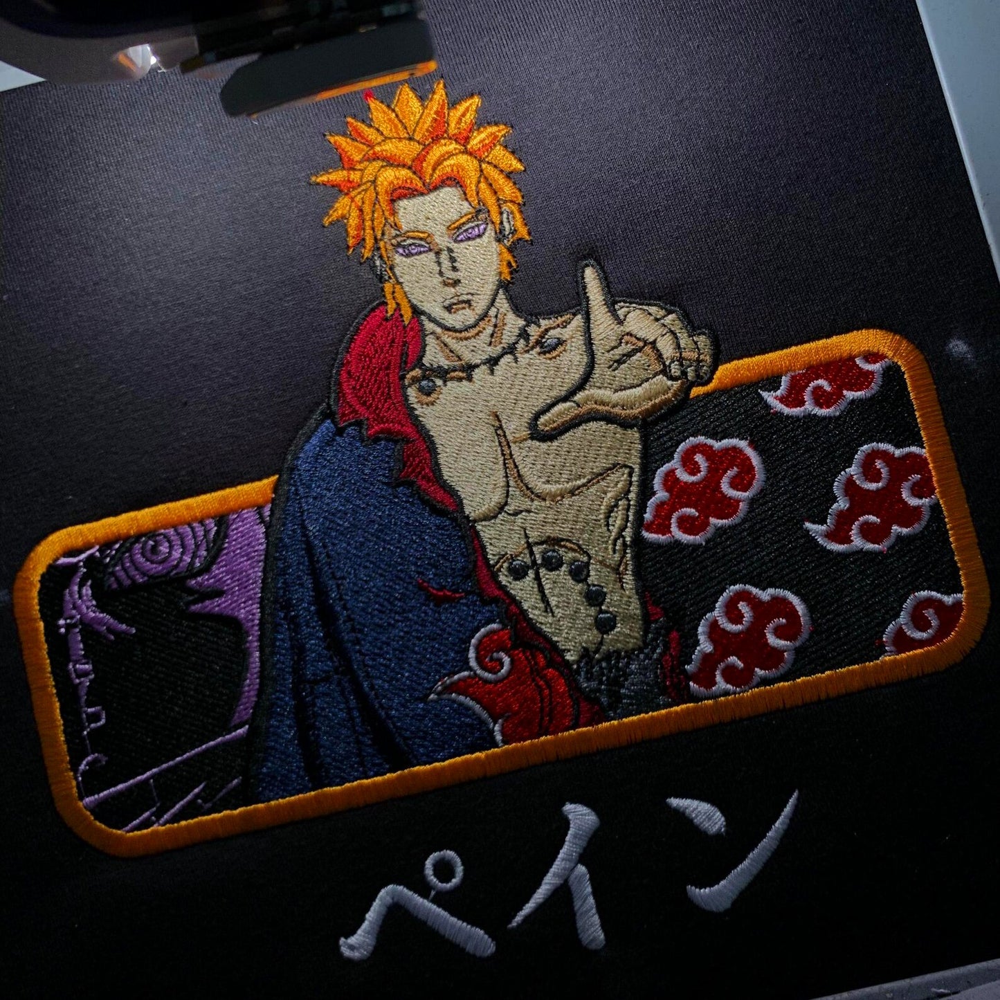 Limited Naruto Pain Embroidered Anime Hoodie Sweatshirt