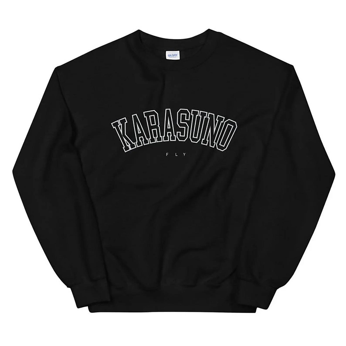 Custom Karasuno High Volleyball Embroidered Crewneck OR Hoodie Sweatshirt