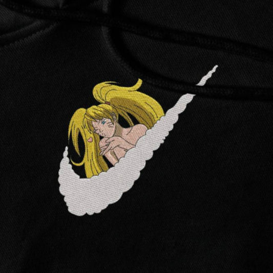 Limited Naruto Sexy Jutsu X Gyatt Embroidered Anime Hoodie Sweatshirt