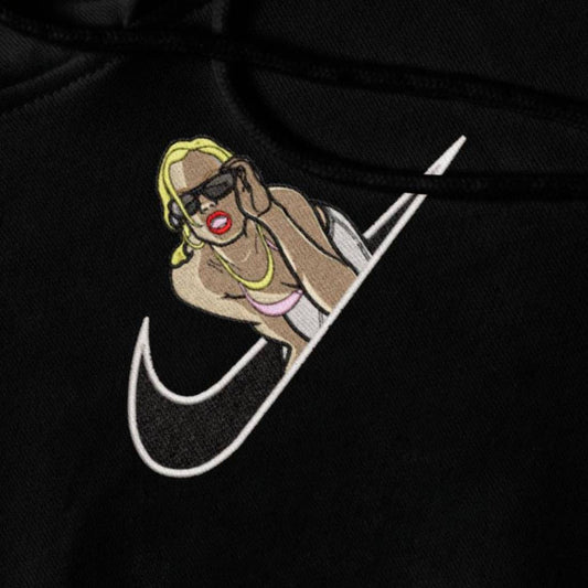 Limited Grand Theft Auto San Andreas X Gyatt Embroidered Anime Hoodie Sweatshirt