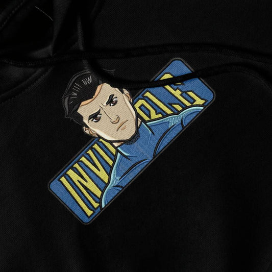 Limited Invincible Mark Embroidered Anime Hoodie Sweatshirt