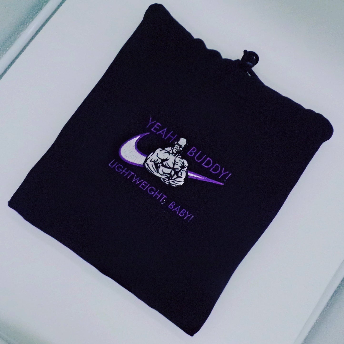 Custom Yeah Buddy! Ronnie Coleman Gym Bro Embroidered Crewneck OR Hoodie Sweatshirt