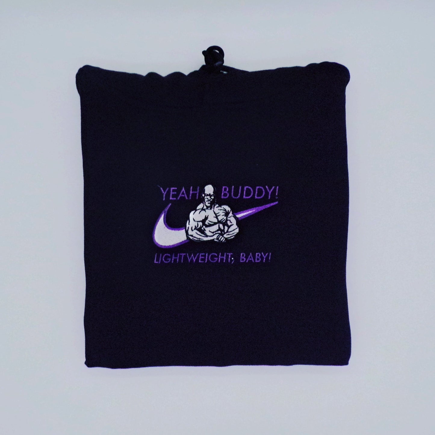 Custom Yeah Buddy! Ronnie Coleman Gym Bro Embroidered Crewneck OR Hoodie Sweatshirt