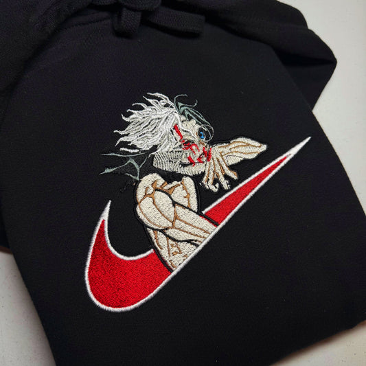 No Re-Stock: Custom Dandadan Ken Embroidered Crewneck OR Hoodie Sweatshirt