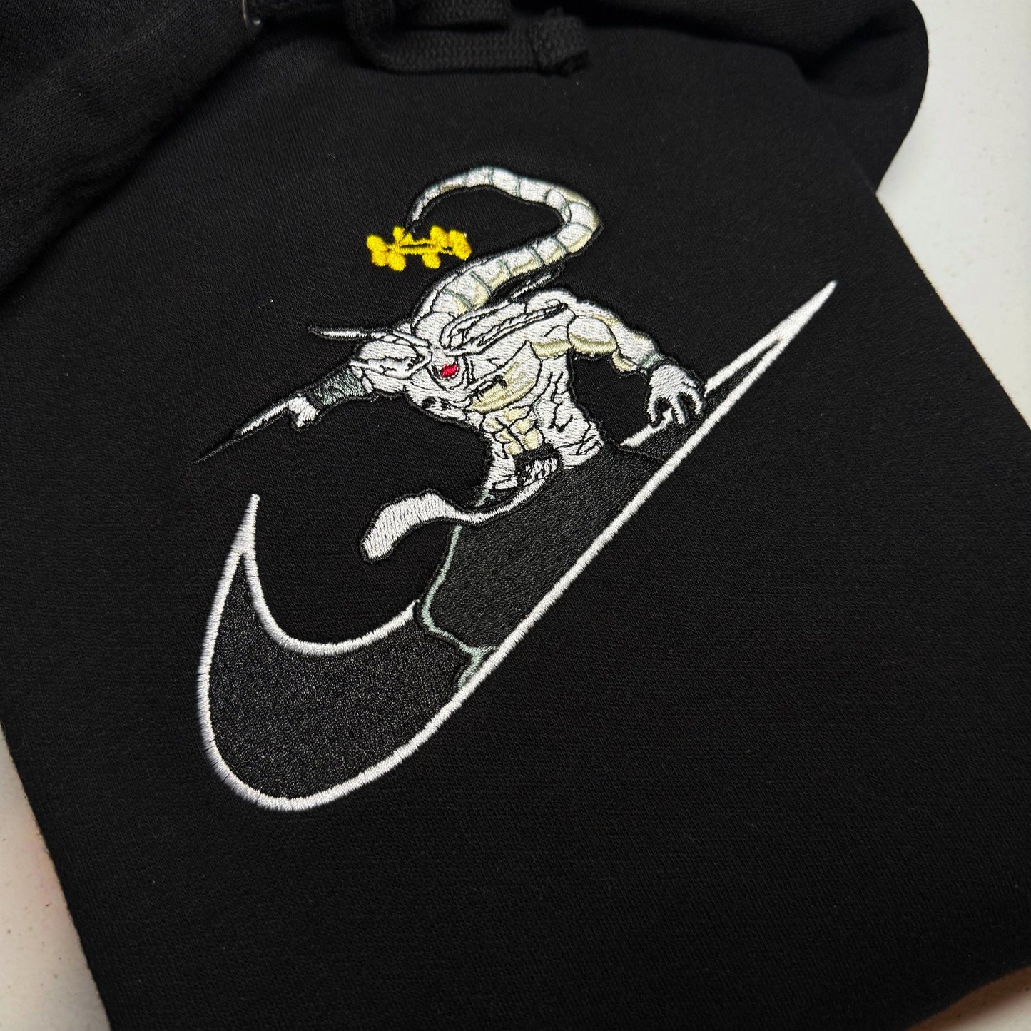 No Re-Stock: Custom JJK Mahoraga Embroidered Crewneck OR Hoodie Sweatshirt