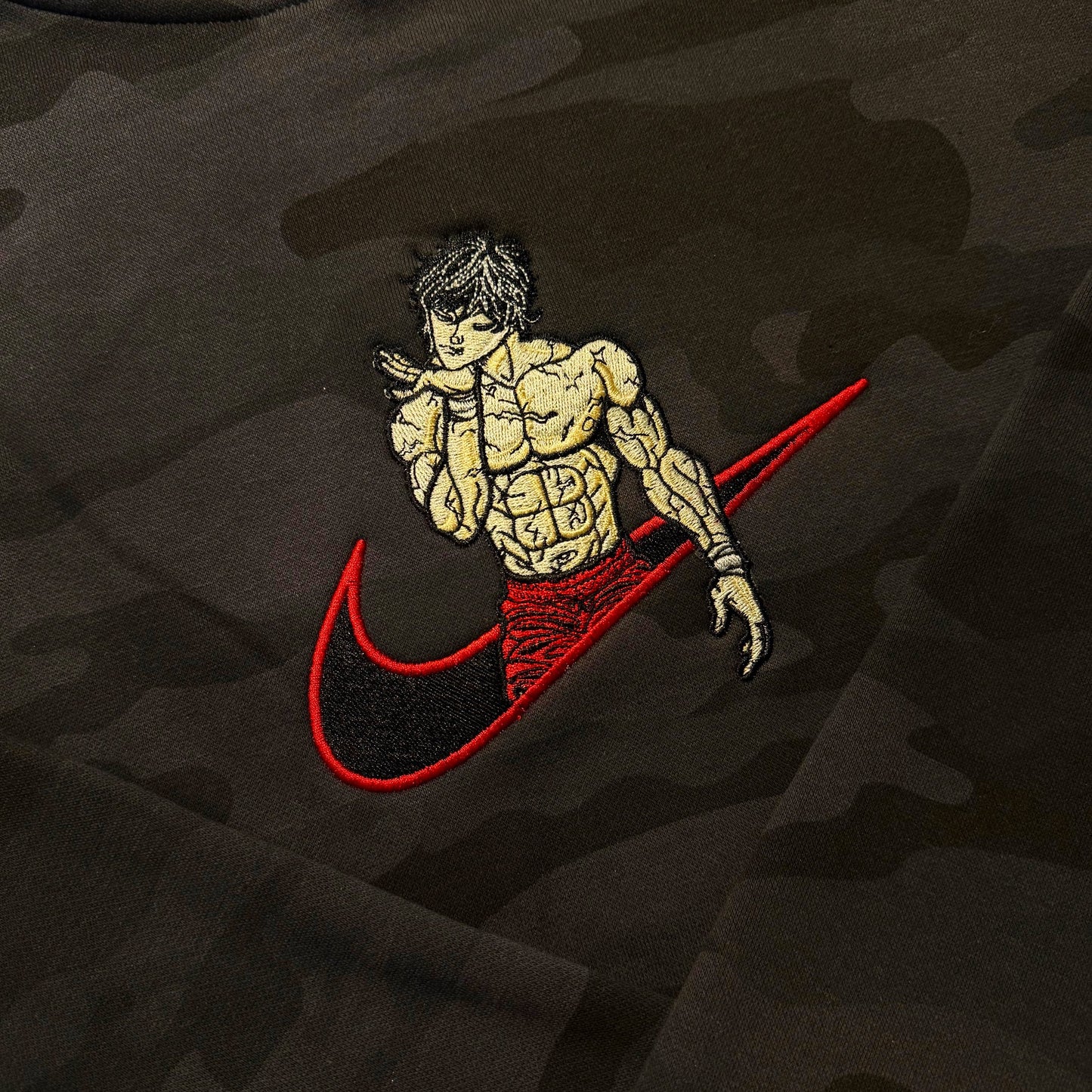 LIMITED The Grappler EMBROIDERED ANIME HOODIE