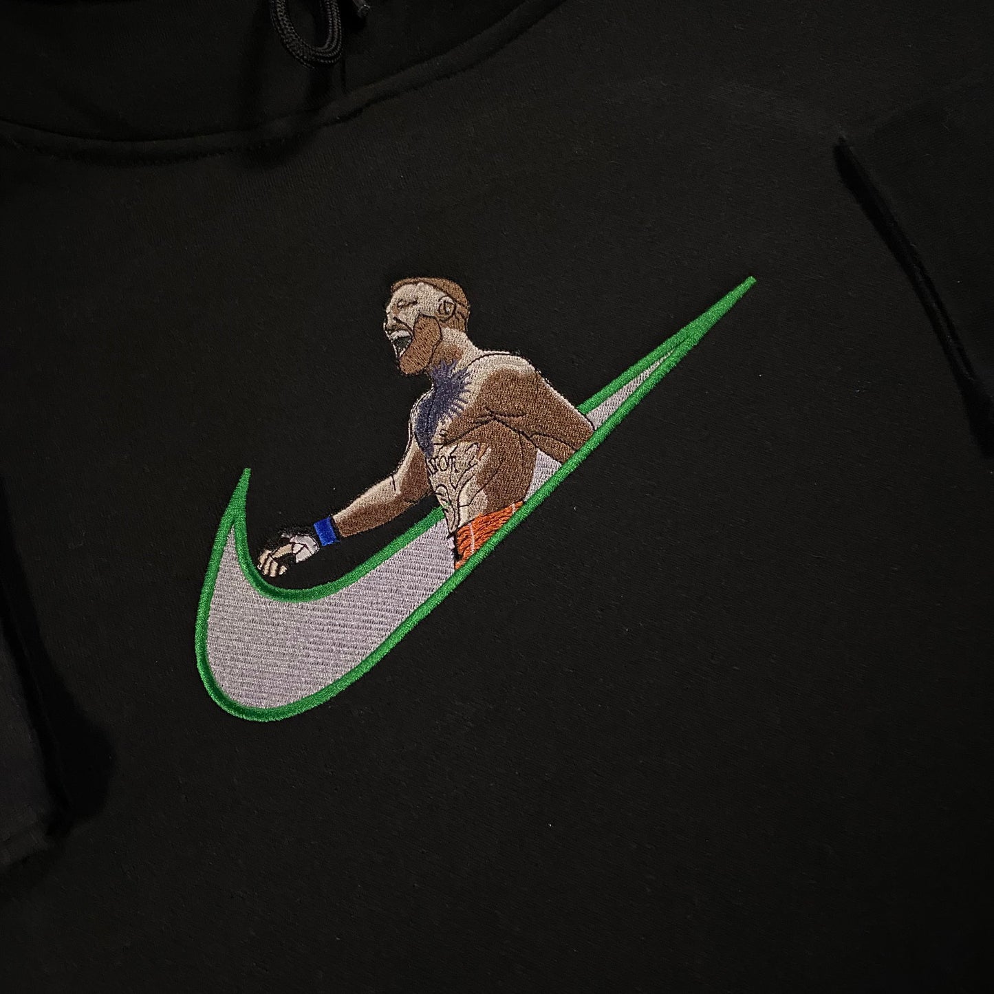 No Re-Stock: Custom Connor McGregor Embroidered Crewneck OR Hoodie Sweatshirt