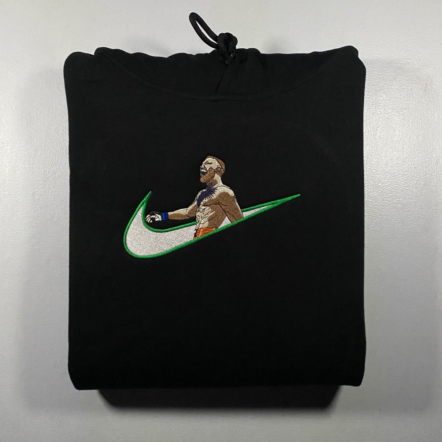 No Re-Stock: Custom Connor McGregor Embroidered Crewneck OR Hoodie Sweatshirt