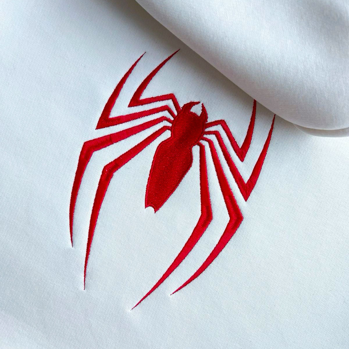 Custom Spider-Man Peter Parker Embroidered Crewneck OR Hoodie Sweatshirt