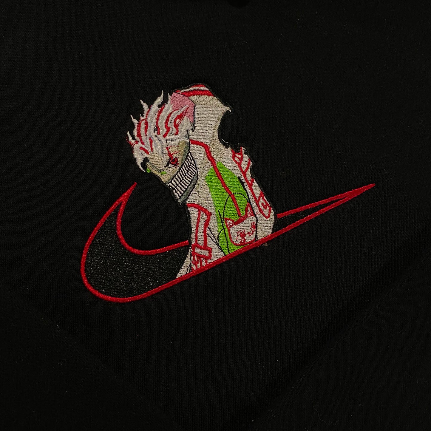 No Re-Stock: Custom Dandadan Ken Embroidered Crewneck OR Hoodie Sweatshirt