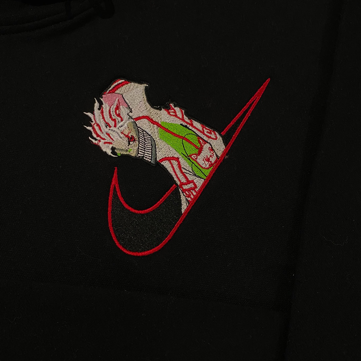 No Re-Stock: Custom Dandadan Ken Embroidered Crewneck OR Hoodie Sweatshirt