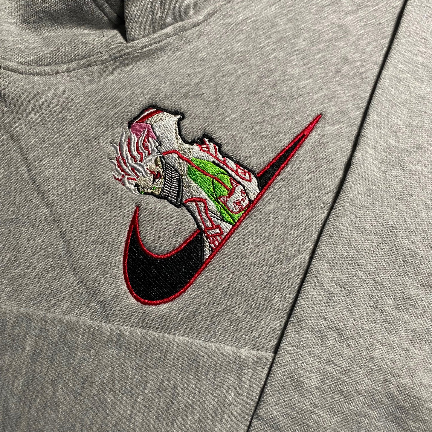 No Re-Stock: Custom Dandadan Ken Embroidered Crewneck OR Hoodie Sweatshirt