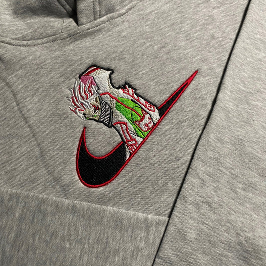 No Re-Stock: Custom Dandadan Ken Embroidered Crewneck OR Hoodie Sweatshirt