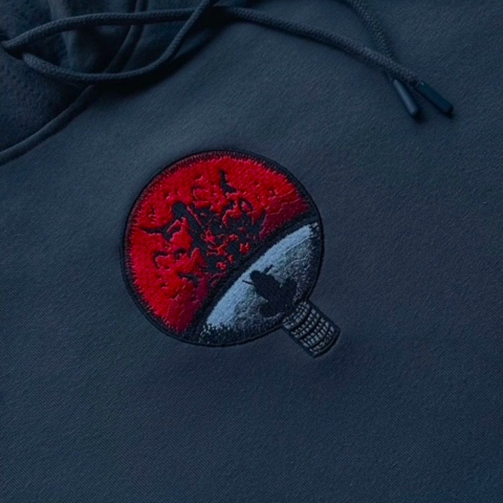 Custom Naruto Itachi Embroidered Crewneck OR Hoodie Sweatshirt