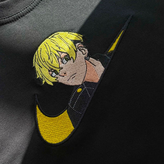 Custom Tokyo Revengers X Chifuyu Matsuno Embroidered Crewneck OR Hoodie Sweatshirt