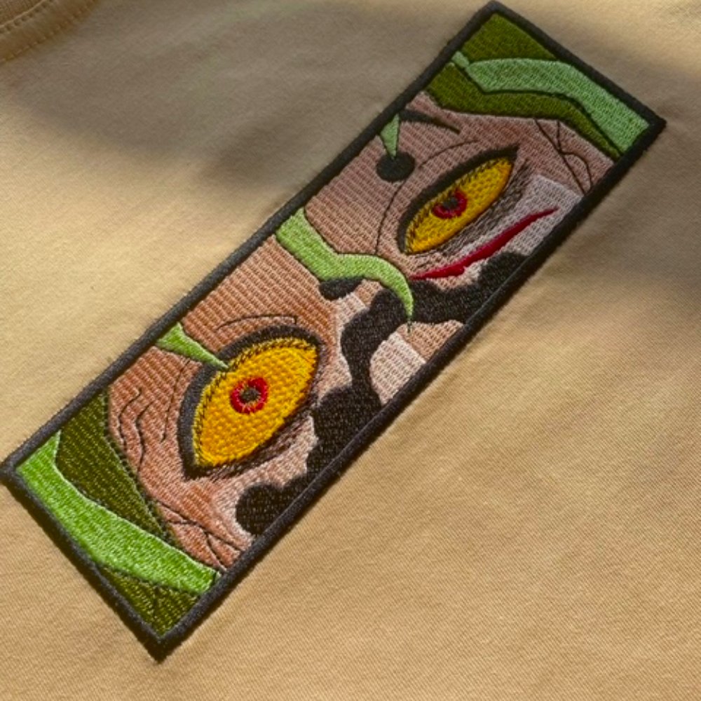 Custom Demon Slayer Gyutaro Embroidered Crewneck OR Hoodie Sweatshirt