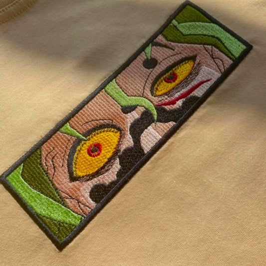 Custom Demon Slayer Gyutaro Embroidered Crewneck OR Hoodie Sweatshirt