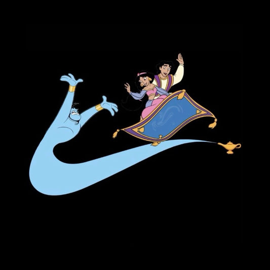 Custom Aladdin Embroidered Crewneck OR Hoodie Sweatshirt