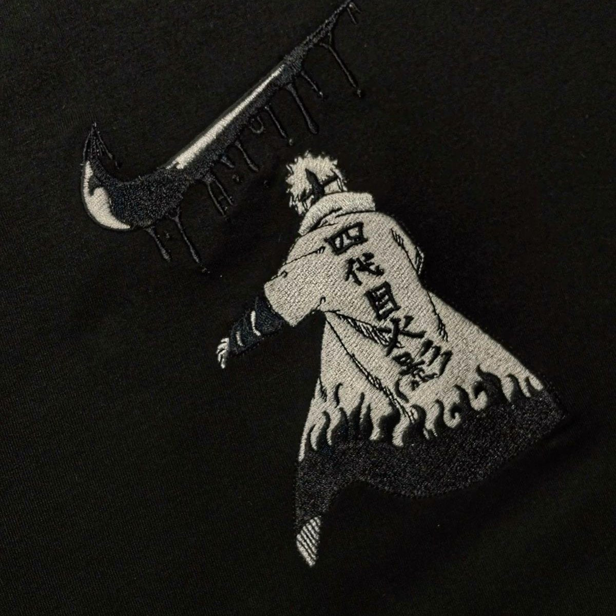 Custom Naruto Hokage Embroidered Crewneck OR Hoodie Sweatshirt