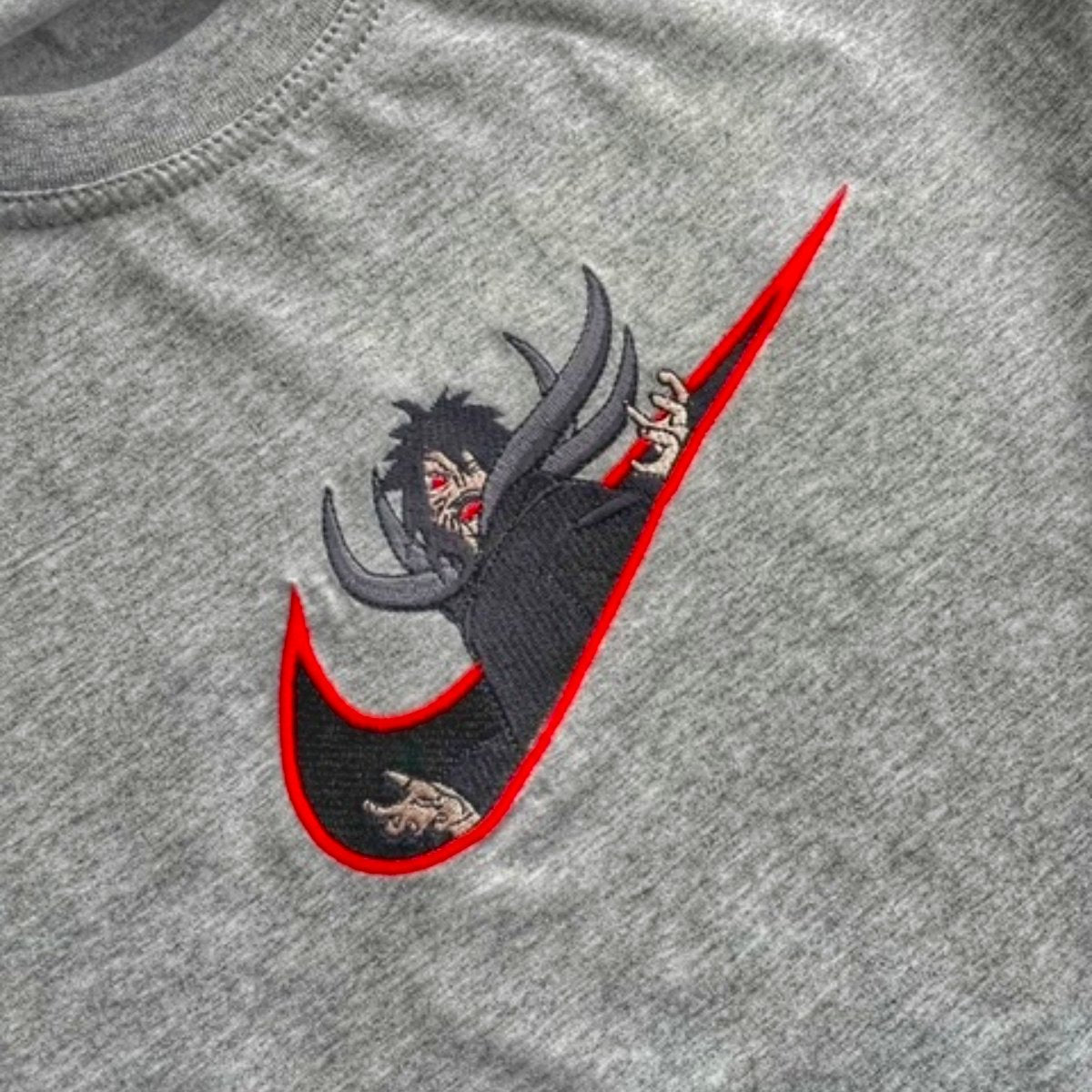 Custom Naruto Obito Embroidered Crewneck OR Hoodie Sweatshirt