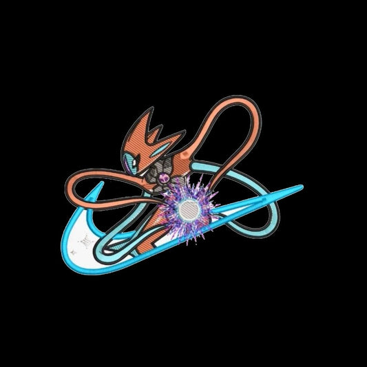 No Re-Stock: Custom Pokémon Deoxys Embroidered Crewneck OR Hoodie Sweatshirt