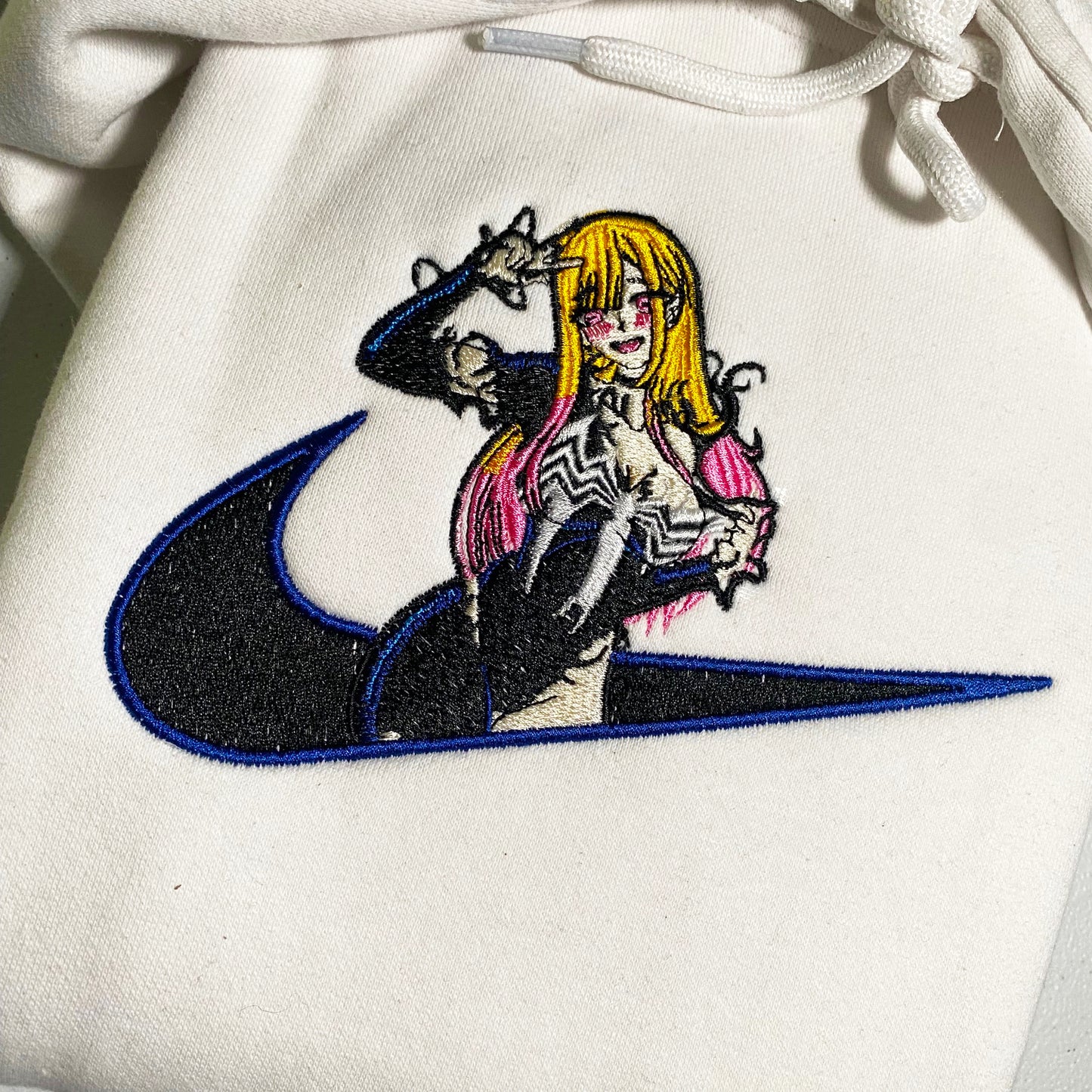 No Re-Stock: Custom My Dress-Up Darling Venomized Marin Embroidered Crewneck OR Hoodie Sweatshirt