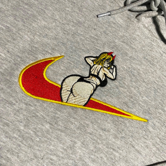 No Re-Stock: Custom Chainsaw Man Power Embroidered T-Shirt