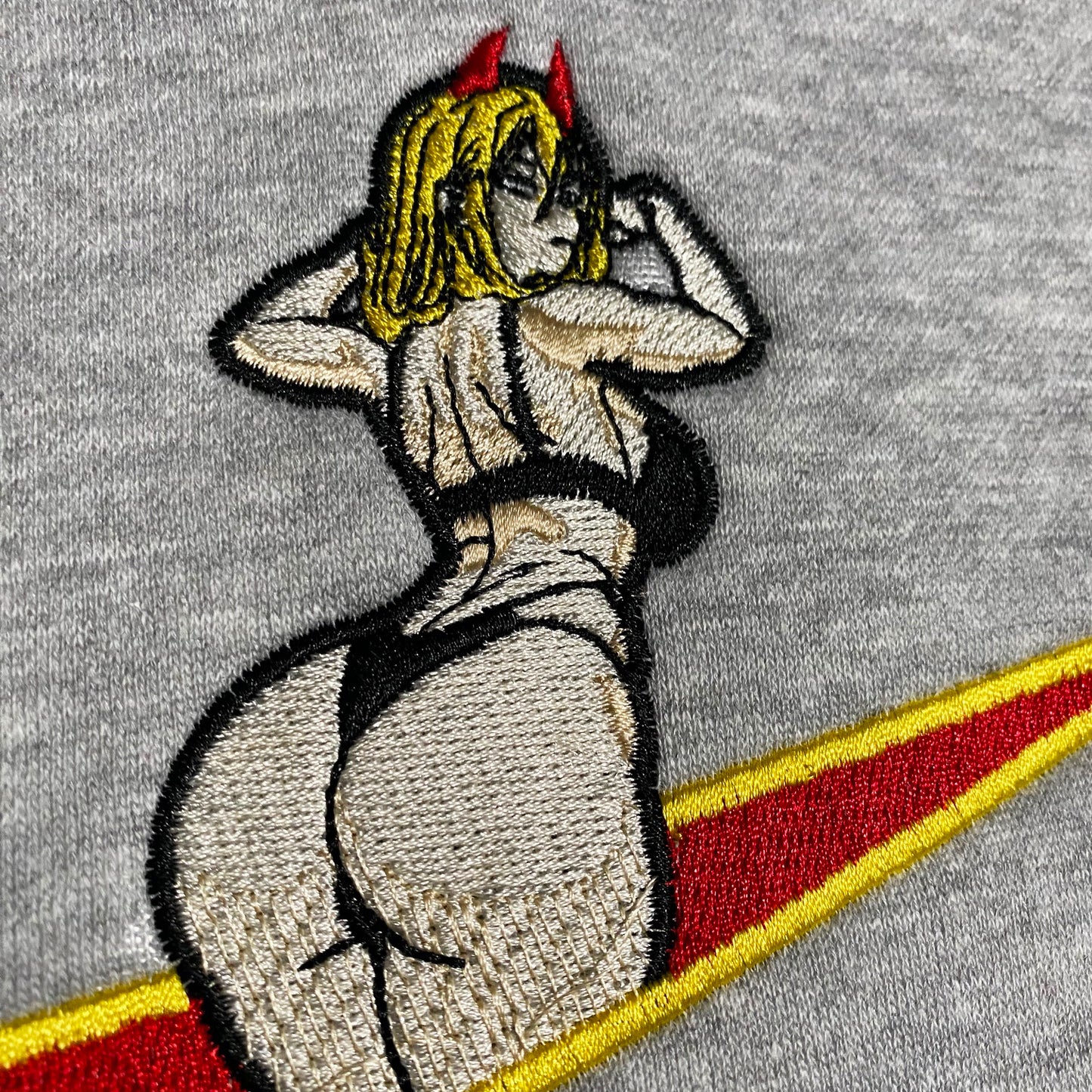 No Re-Stock: Custom Chainsaw Man Power Embroidered T-Shirt