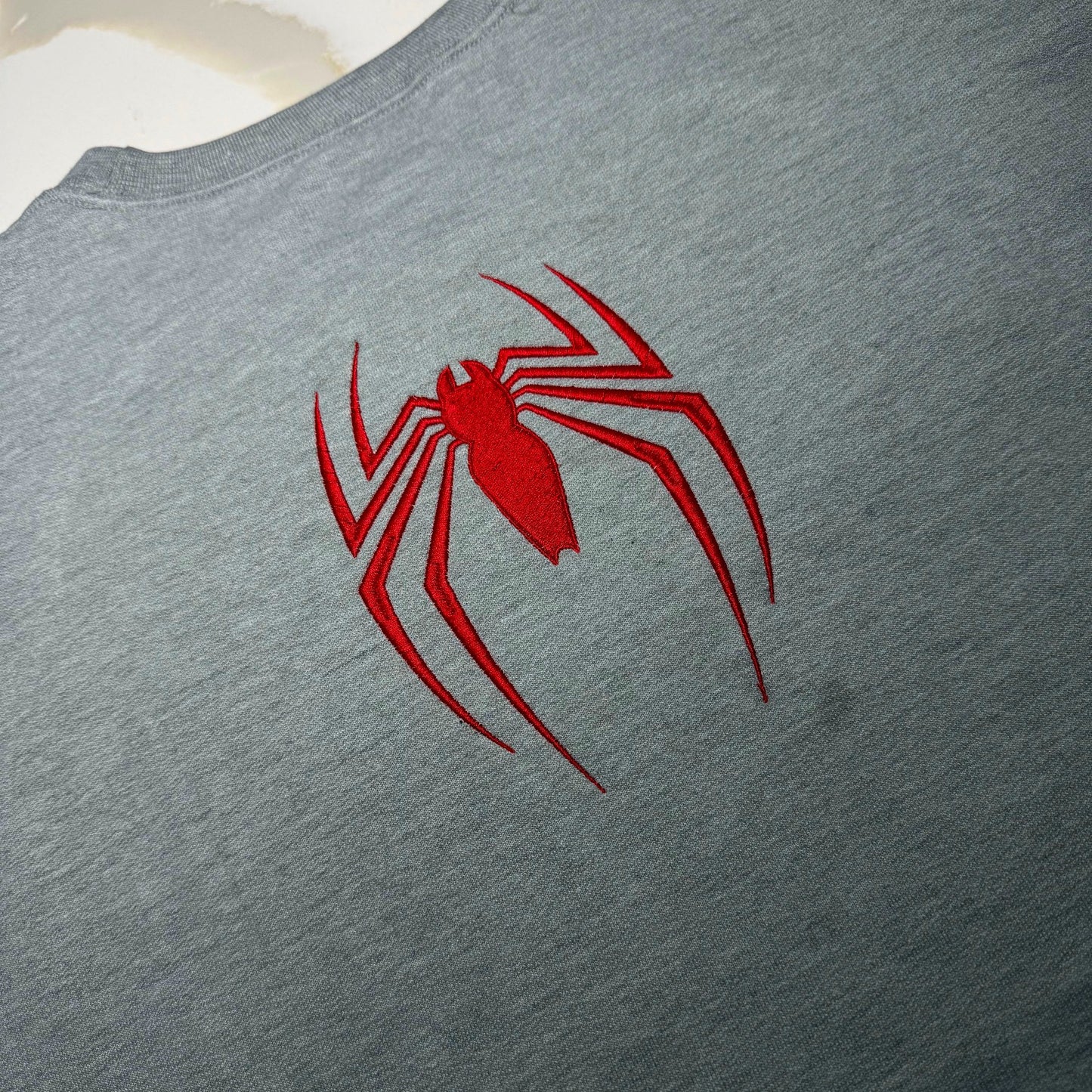 Custom Spider-Man Peter Parker Embroidered Crewneck OR Hoodie Sweatshirt