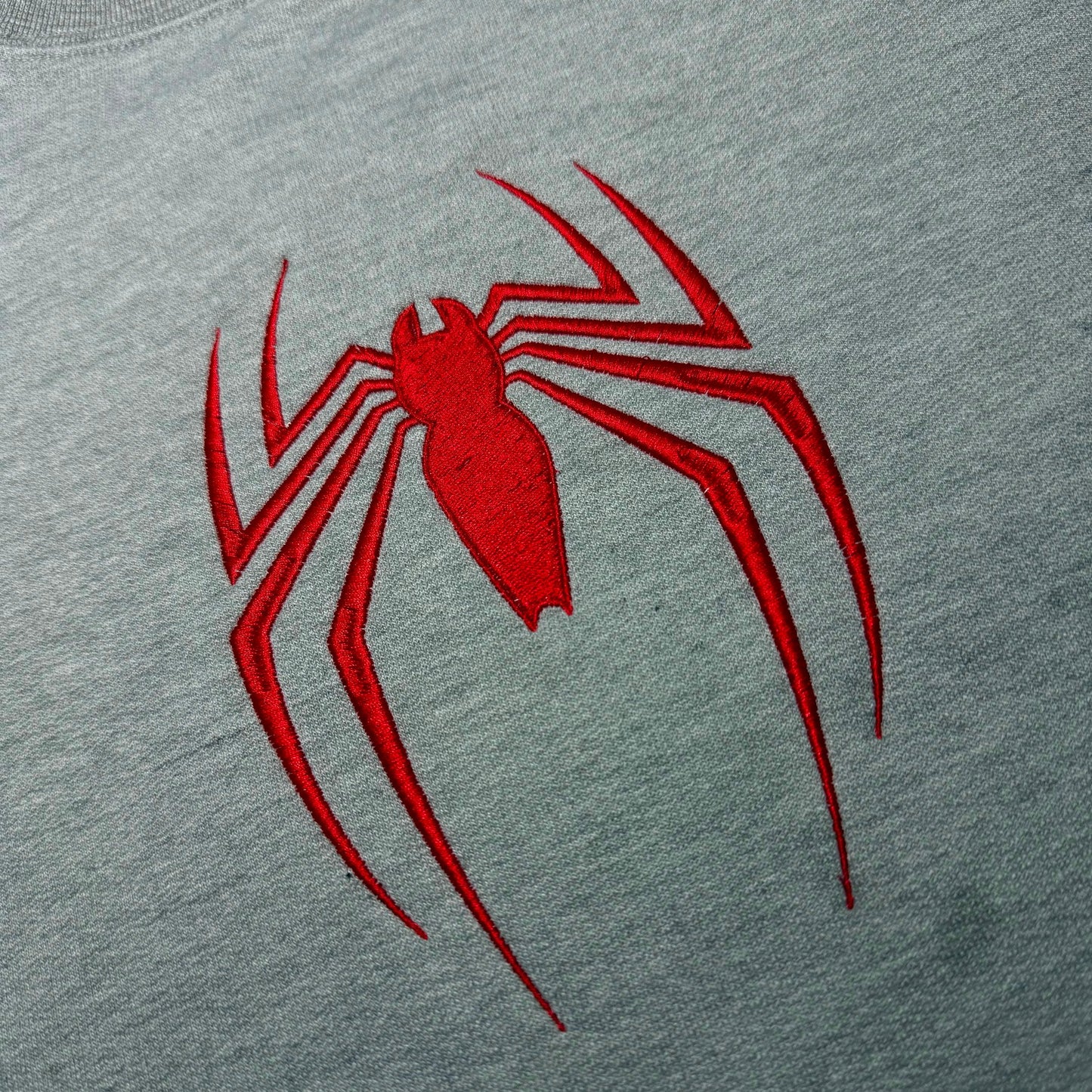 Custom Spider-Man Peter Parker Embroidered Crewneck OR Hoodie Sweatshirt