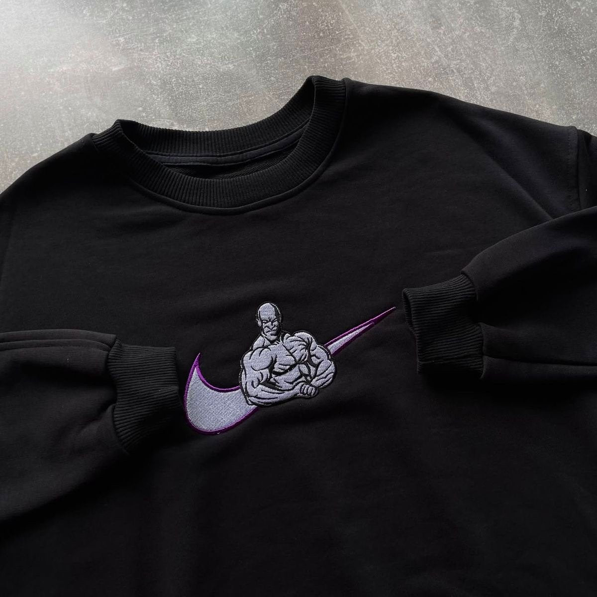 Custom Ronnie Coleman Gym Bro Embroidered Crewneck OR Hoodie Sweatshirt