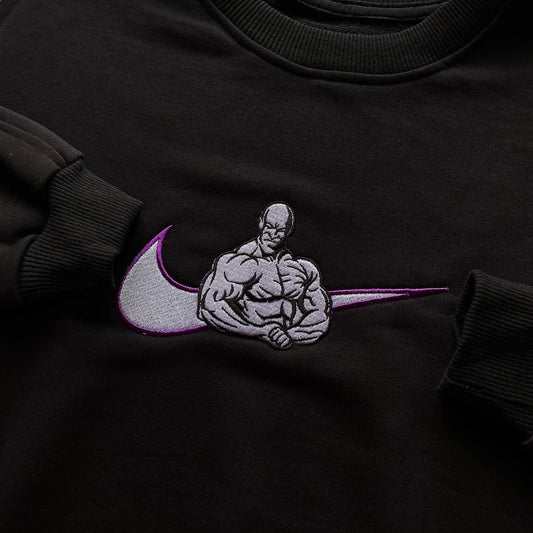Custom Ronnie Coleman Gym Bro Embroidered Crewneck OR Hoodie Sweatshirt