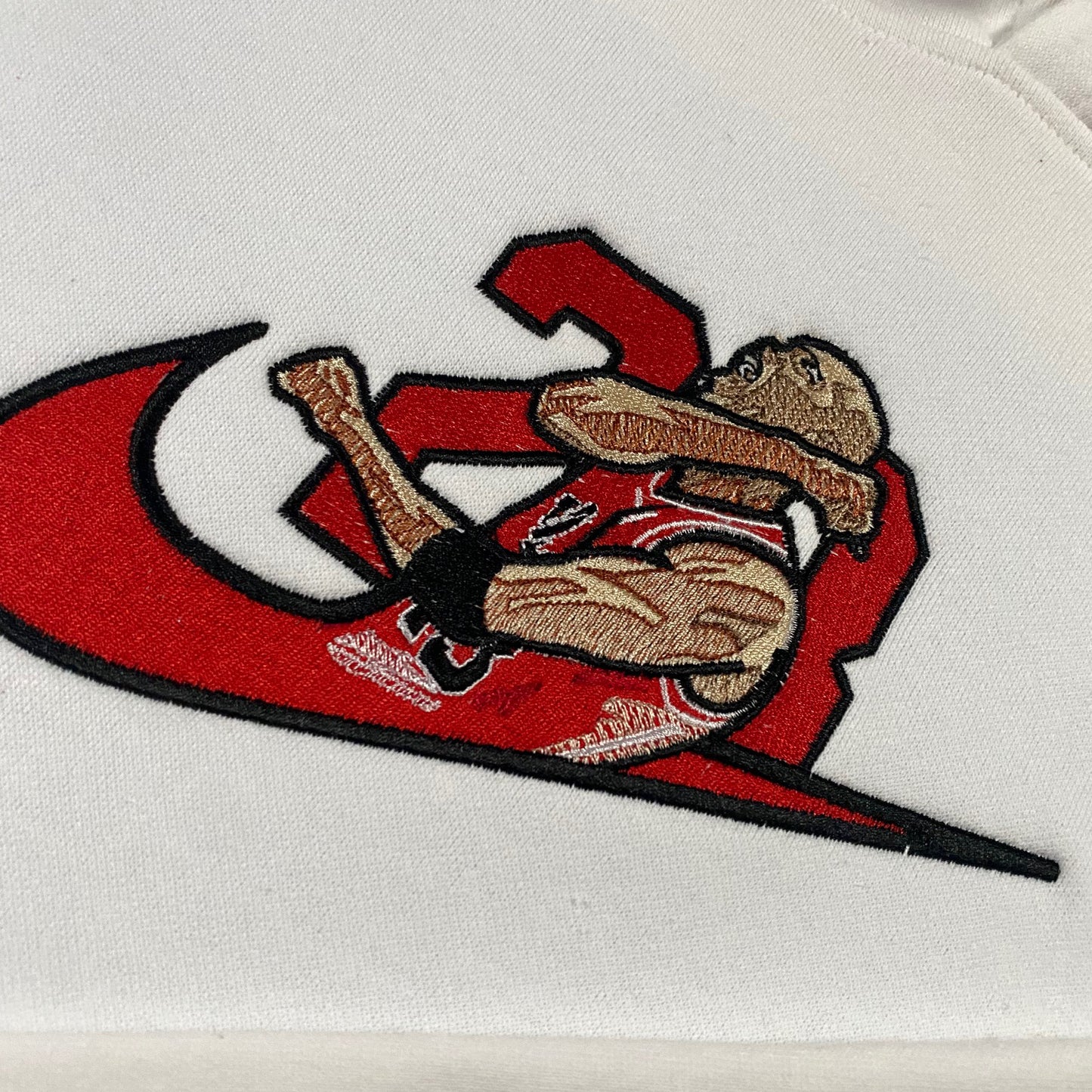 No Re-Stock: Custom Chicago Bulls Michael Jordan Embroidered Crewneck OR Hoodie Sweatshirt